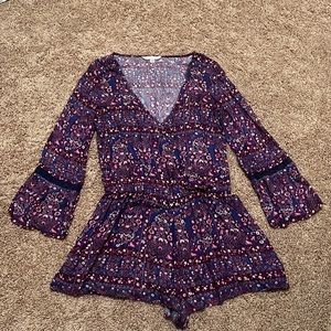 American Eagle long sleeve romper